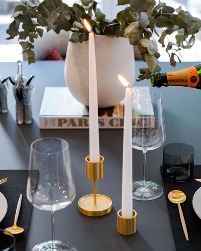 [Candle holder - Shadow G] Candle holder - Shadow gold